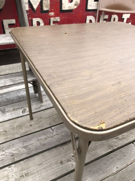 画像5: Vintage Metal Folding Table (C086) (5)