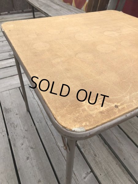 画像8: Vintage Metal Folding Table (C084) (8)