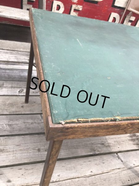 画像5: Vintage Wood Folding Table (C089) (5)