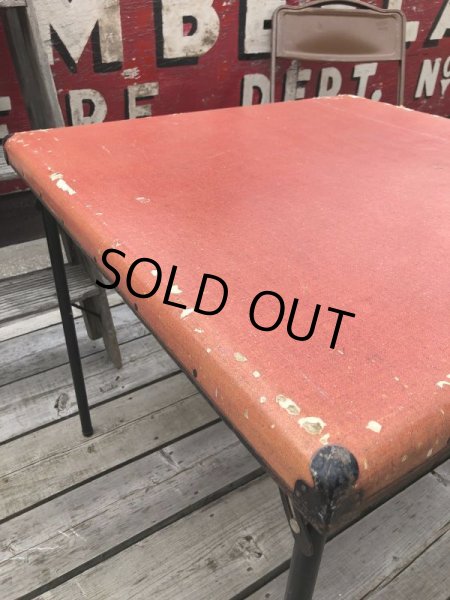 画像5: Vintage Metal Folding Table (C082) (5)