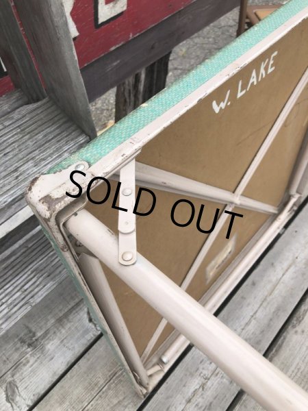 画像17: Vintage Metal Folding Table (C083) (17)