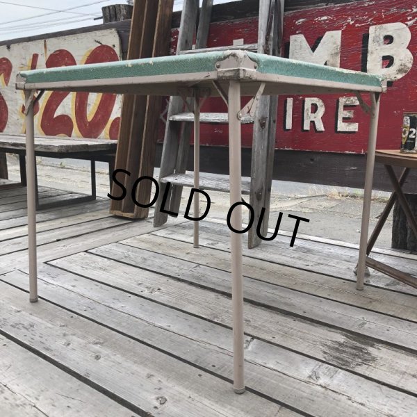 画像3: Vintage Metal Folding Table (C083) (3)