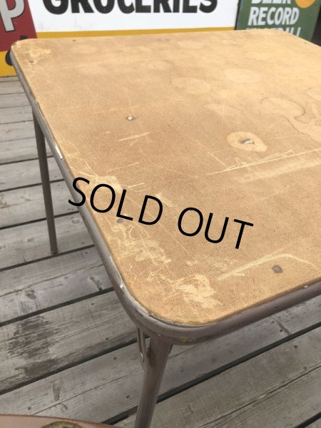 画像7: Vintage Metal Folding Table (C084) (7)