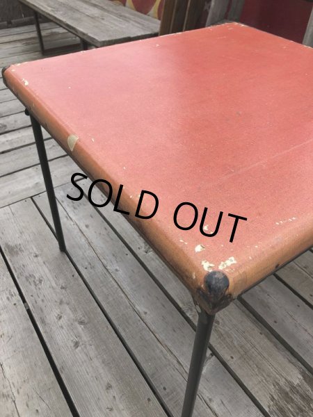 画像8: Vintage Metal Folding Table (C082) (8)