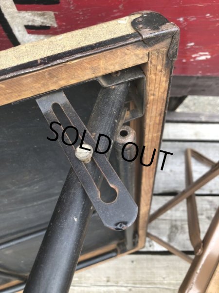 画像14: Vintage Metal Folding Table (C080) (14)