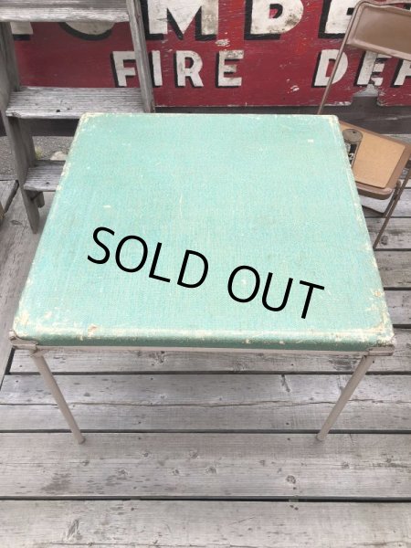 画像4: Vintage Metal Folding Table (C083) (4)