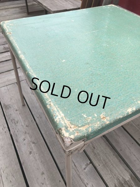 画像8: Vintage Metal Folding Table (C083) (8)
