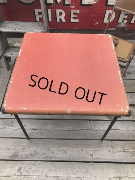 画像4: Vintage Metal Folding Table (C082) (4)