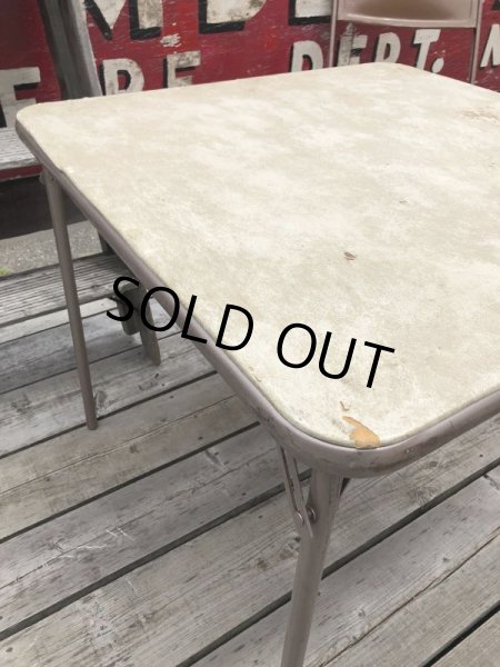 画像5: Vintage Metal Folding Table (C085) (5)