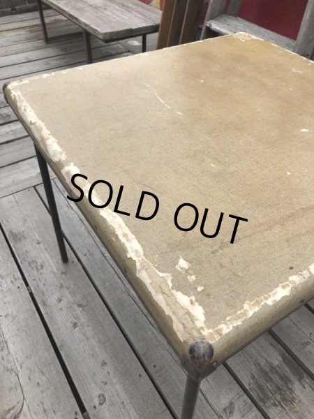 画像7: Vintage Metal Folding Table (C080) (7)