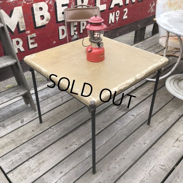 画像2: Vintage Metal Folding Table (C080) (2)