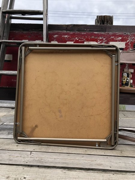画像14: Vintage Metal Folding Table (C086) (14)