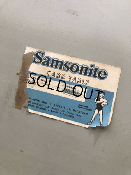 画像13: Vintage Metal Folding Table (C082) (13)