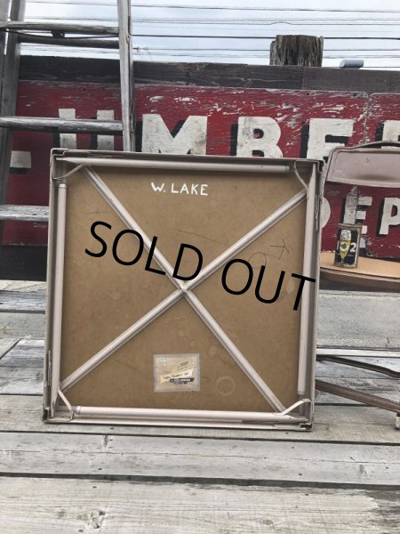 画像13: Vintage Metal Folding Table (C083) (13)