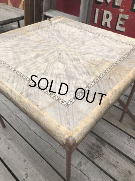 画像8: Vintage Metal Folding Table (C081) (8)