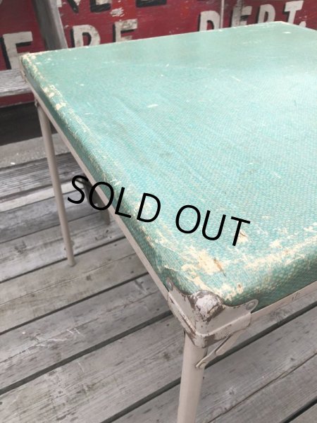 画像5: Vintage Metal Folding Table (C083) (5)
