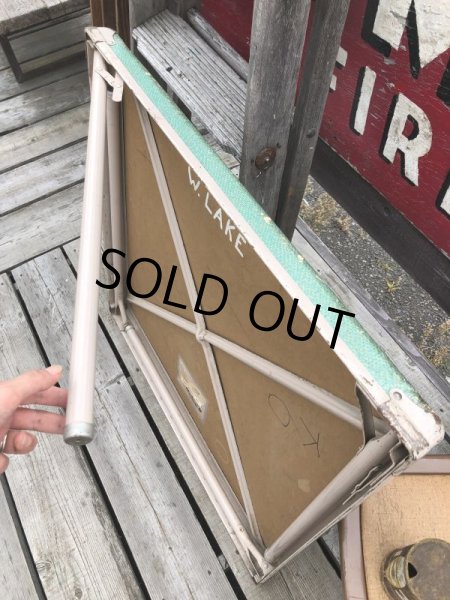 画像15: Vintage Metal Folding Table (C083) (15)