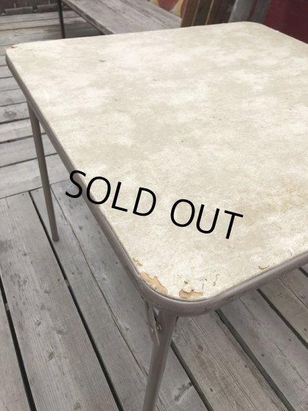 画像8: Vintage Metal Folding Table (C085) (8)