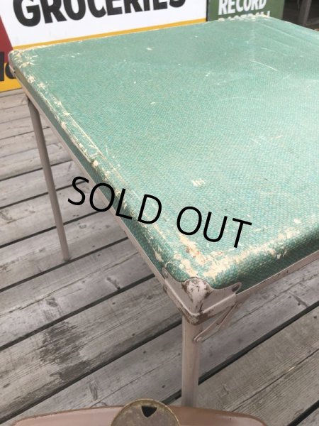 画像7: Vintage Metal Folding Table (C083) (7)