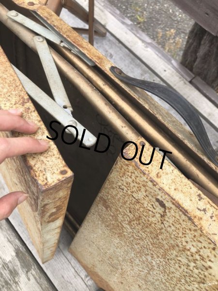 画像7: Vintage Metal Folding Table (C090) (7)