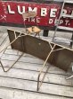 画像10: Vintage Metal Folding Table (C090) (10)