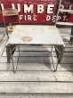 画像19: Vintage Metal Folding Table (C091) (19)