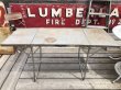 画像9: Vintage Metal Folding Table (C091) (9)