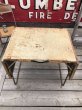 画像18: Vintage Metal Folding Table (C090) (18)