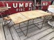 画像11: Vintage Metal Folding Table (C090) (11)