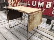 画像17: Vintage Metal Folding Table (C090) (17)