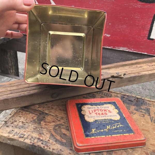 画像6: Vintage Tin Can LIPTON TEA (B929) (6)