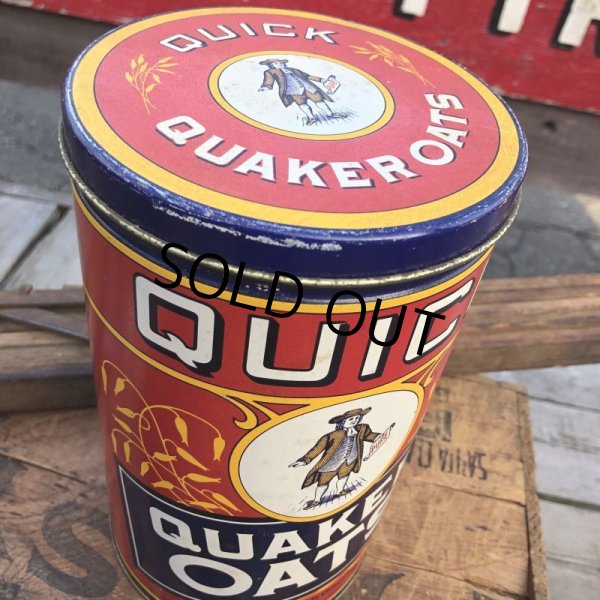 画像7: Vintage Tin Can QUICK QUAKER OATS 1990 (B936) (7)