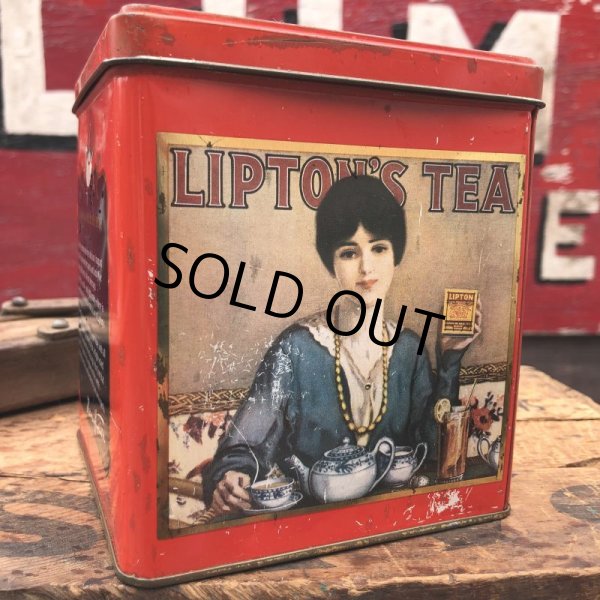画像8: Vintage Tin Can LIPTON TEA (B929) (8)