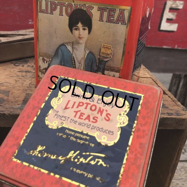 画像7: Vintage Tin Can LIPTON TEA (B929) (7)