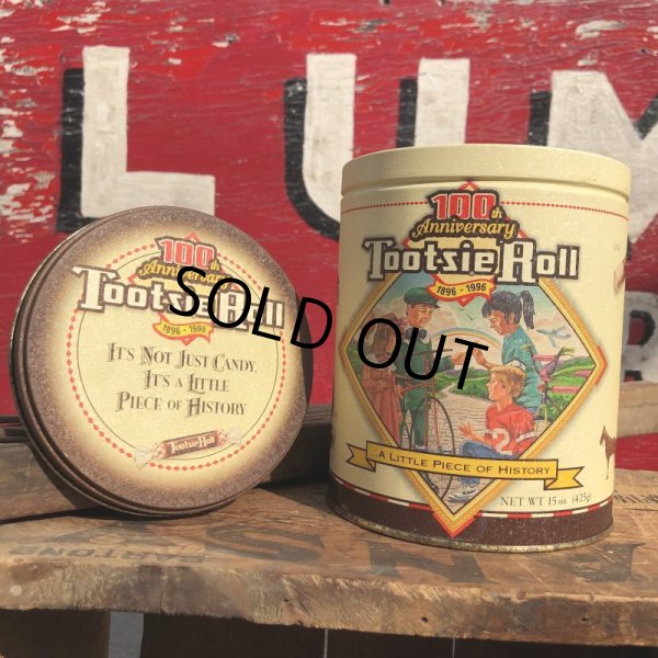 画像2: Vintage Tin Can Tootsie Roll 100th Anniversary 1896-1996 (B923) (2)