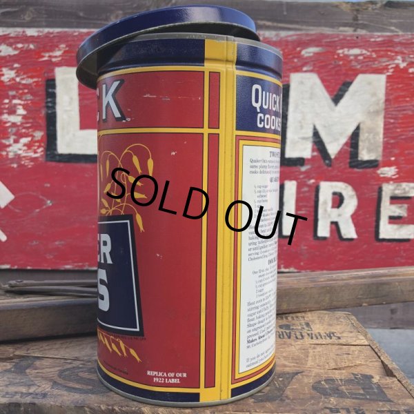 画像4: Vintage Tin Can QUICK QUAKER OATS 1990 (B936) (4)