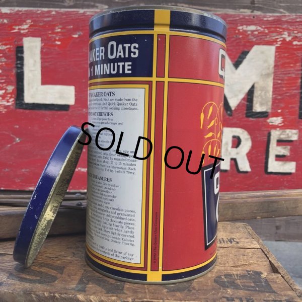 画像2: Vintage Tin Can QUICK QUAKER OATS 1990 (B936) (2)