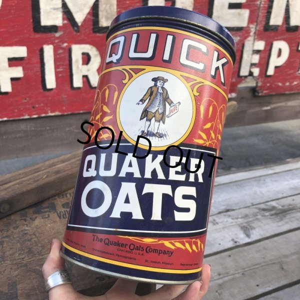 画像9: Vintage Tin Can QUICK QUAKER OATS 1990 (B936) (9)
