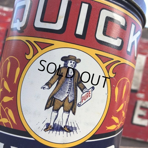 画像8: Vintage Tin Can QUICK QUAKER OATS 1990 (B936) (8)