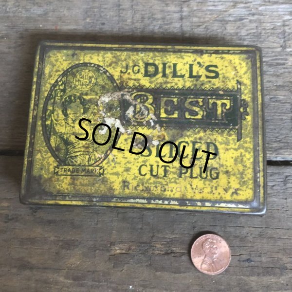 画像2: Vintage Can DILL'S BEST Cut Plug (C105) (2)