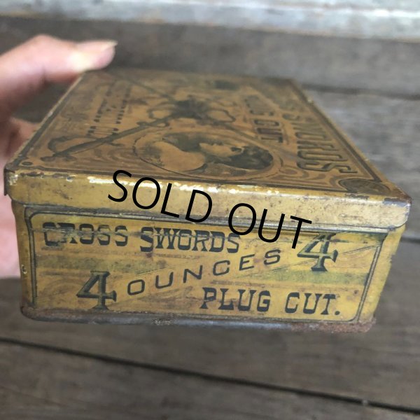 画像8: Vintage Can CROSS SWORDS Tobacco (C106) (8)