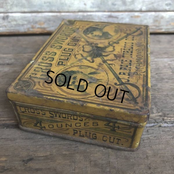 画像3: Vintage Can CROSS SWORDS Tobacco (C106) (3)