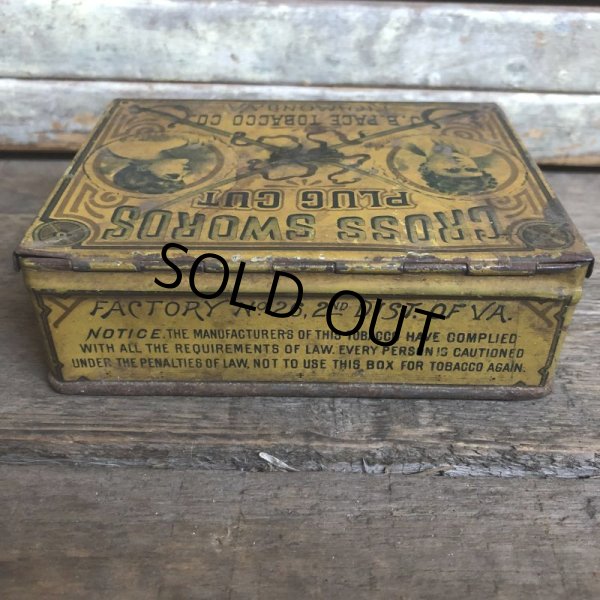 画像7: Vintage Can CROSS SWORDS Tobacco (C106) (7)