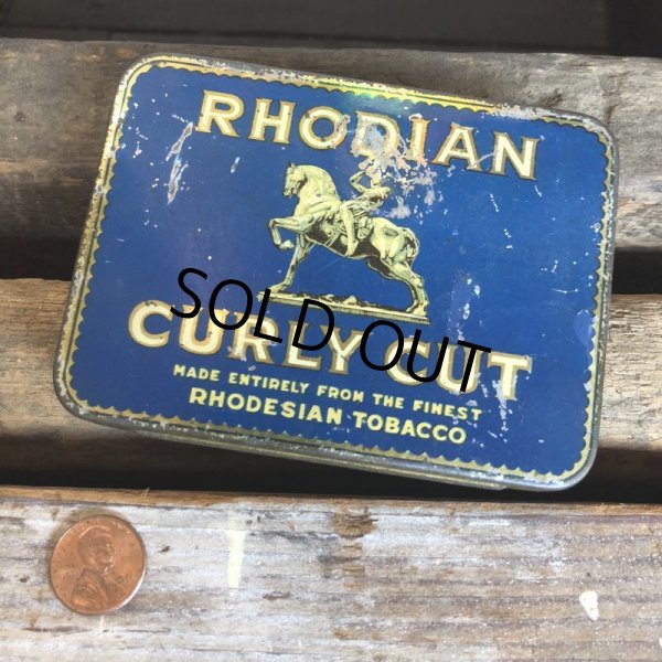 画像2: Vintage Can RHODIAN CURLY CUT Tobacco (C097) (2)