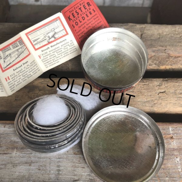 画像3: Vintage Can KESTER RADIO SOLDER (C093) (3)