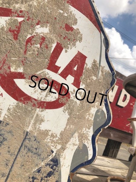 画像11: Vintage Mexican Pepsi Cola Bottle Cap Metal Store Sign (C103) (11)