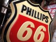 画像12: 【店舗引き取り限定】 Vintage Original PHILLIPS 66 Gas Station Lighted Sign Huge (C107) (12)