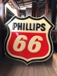 画像17: 【店舗引き取り限定】 Vintage Original PHILLIPS 66 Gas Station Lighted Sign Huge (C107) (17)