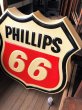 画像6: 【店舗引き取り限定】 Vintage Original PHILLIPS 66 Gas Station Lighted Sign Huge (C107) (6)