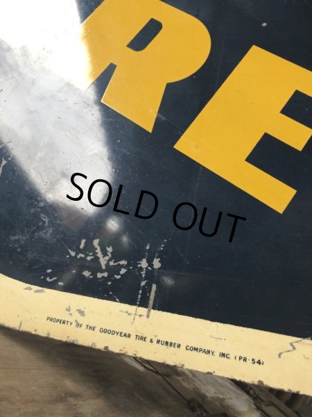 画像13: Vintage Goodyear Tires Double Sided Porcelain Sign (C108) (13)